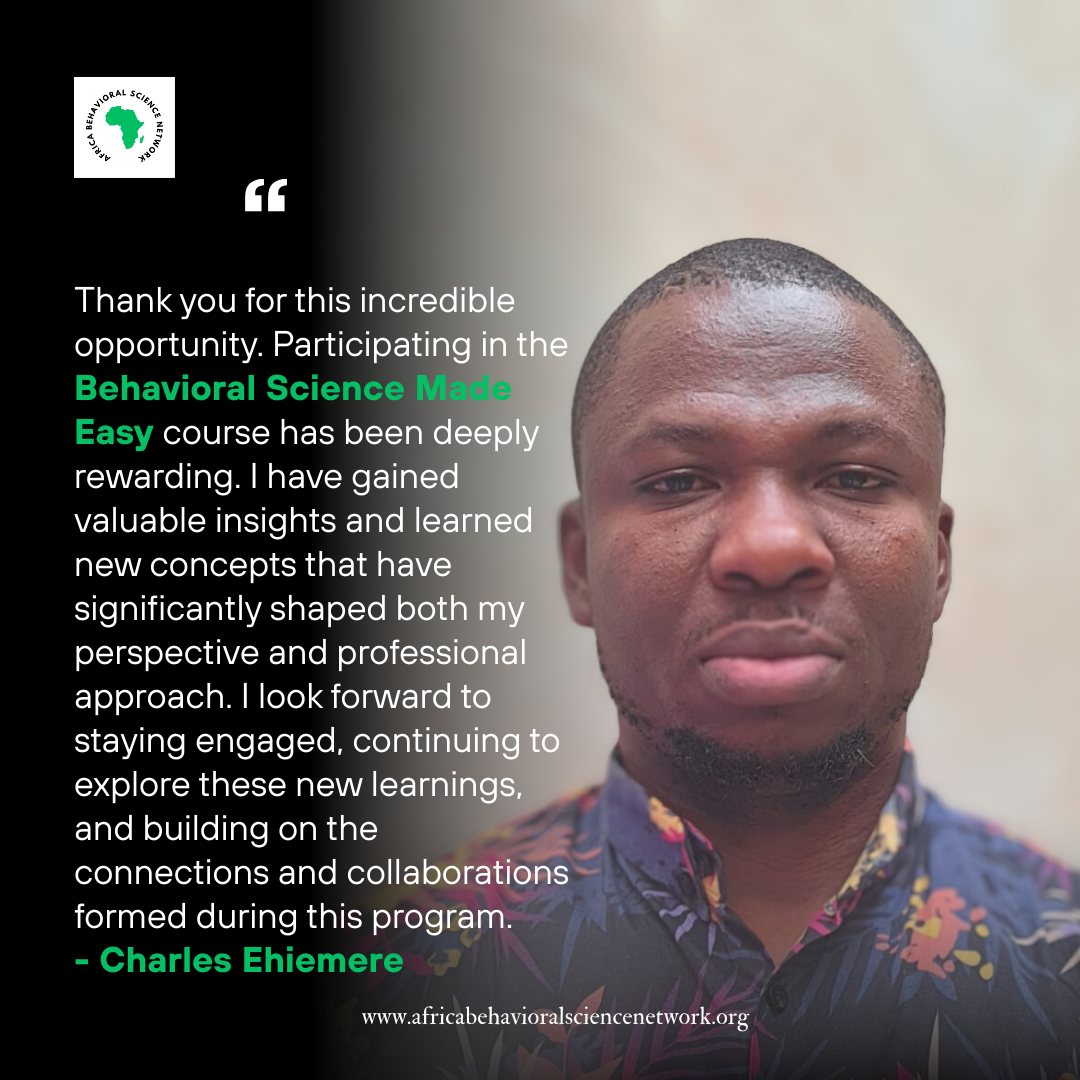 Charles Ehiemere Testimonial